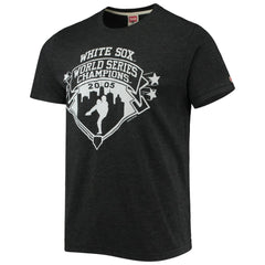 Chicago White Sox Homage 2005 World Series Champions Tri-Blend T-Shirt Black