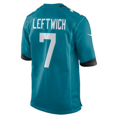Byron Leftwich Jacksonville Jaguars Retired Player Game Jersey - Teal