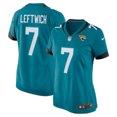 Byron Leftwich Jacksonville Jaguars Women's Retired Player Game Jersey - Teal