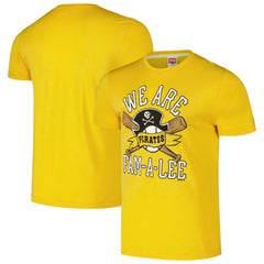 Pittsburgh Pirates Homage Hyper Local Tri-Blend T-Shirt Gold