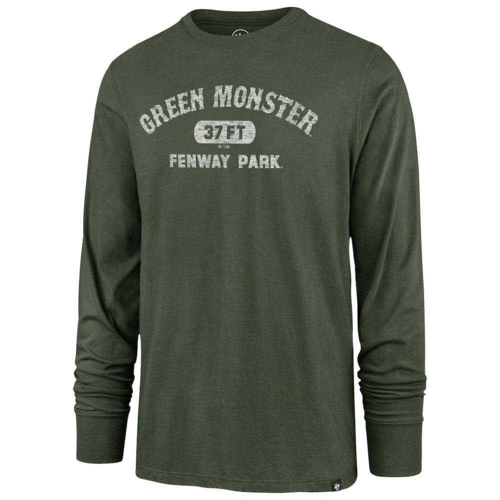 Boston Red Sox Distressed Green Monster Long Sleeve T-Shirt Green | 47 brand