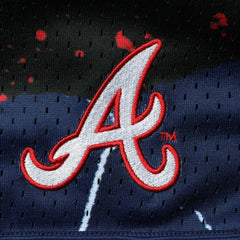 Atlanta Braves Hyper Hoops Shorts Red | Mitchell & Ness