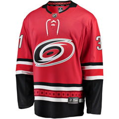 Frederik Andersen Carolina Hurricanes Fanatics Alternate Breakaway Player Jersey Red