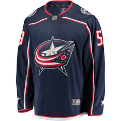 Yegor Chinakhov Columbus Blue Jackets Fanatics Home Breakaway Player Jersey Navy