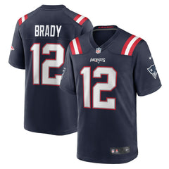 Tom Brady New England Patriots Game Retired Player Jersey - Navy