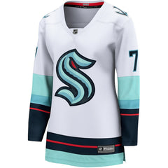 Jordan Eberle Seattle Kraken Fanatics Women's Away Breakaway Jersey White