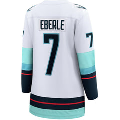 Jordan Eberle Seattle Kraken Fanatics Women's Away Breakaway Jersey White