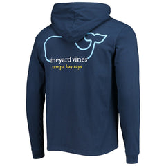 Tampa Bay Rays Vineyard Vines Long Sleeve Hoodie T-Shirt Navy
