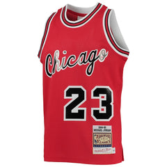 Michael Jordan Chicago Bulls Youth 1984/85 Hardwood Classics Authentic Jersey sale - Red