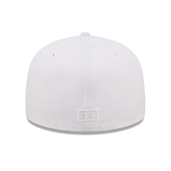 Colorado Rockies White on White 59FIFTY Fitted Hat | New Era