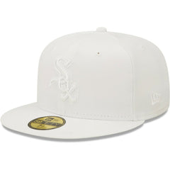 Chicago White Sox White on White 59FIFTY Fitted Hat | New Era