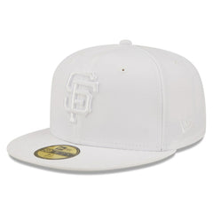 San Francisco Giants White on White 59FIFTY Fitted Hat | New Era