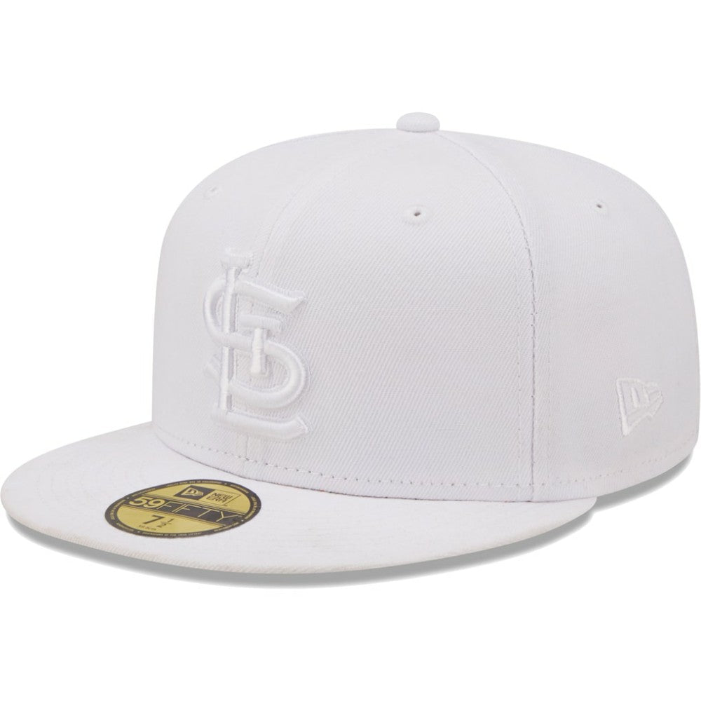 St. Louis Cardinals White on White Logo 59FIFTY Fitted Hat | New Era