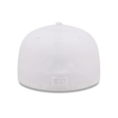 Seattle Mariners White on White 59FIFTY Fitted Hat | New Era