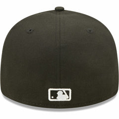 Miami Marlins Black & White Low Profile 59FIFTY Fitted Hat | New Era