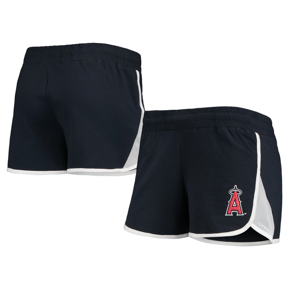 Los Angeles Angels Women's Stretch French Terry Shorts Navy | New Era