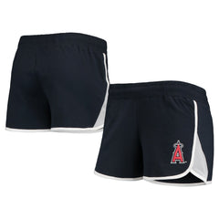 Los Angeles Angels Women's Stretch French Terry Shorts Navy | New Era