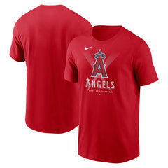 Los Angeles Angels Light Up the Halo Local Team T-Shirt Red | Nike
