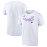 Columbus Blue Jackets NHL Hockey Fights Cancer T-Shirt White