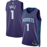 LaMelo Ball Charlotte Hornets Jordan Brand Unisex Swingman Jersey - Statement Edition - Purple online