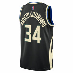 Giannis Antetokounmpo Milwaukee Bucks Jordan Brand Unisex Swingman Jersey - Statement Edition - Black outlet