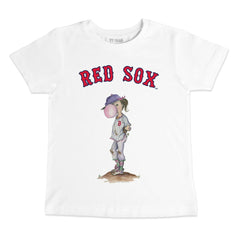 Boston Red Sox Tiny Turnip Youth Bubbles T-Shirt White