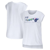 Toronto Maple Leafs WEAR by Erin Andrews Women's Greetings From Muscle T-Shirt White