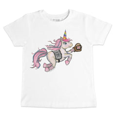 Colorado Rockies Tiny Turnip Youth Unicorn T-Shirt White