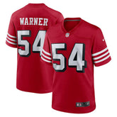 Fred Warner San Francisco 49ers Alternate Game Jersey - Scarlet