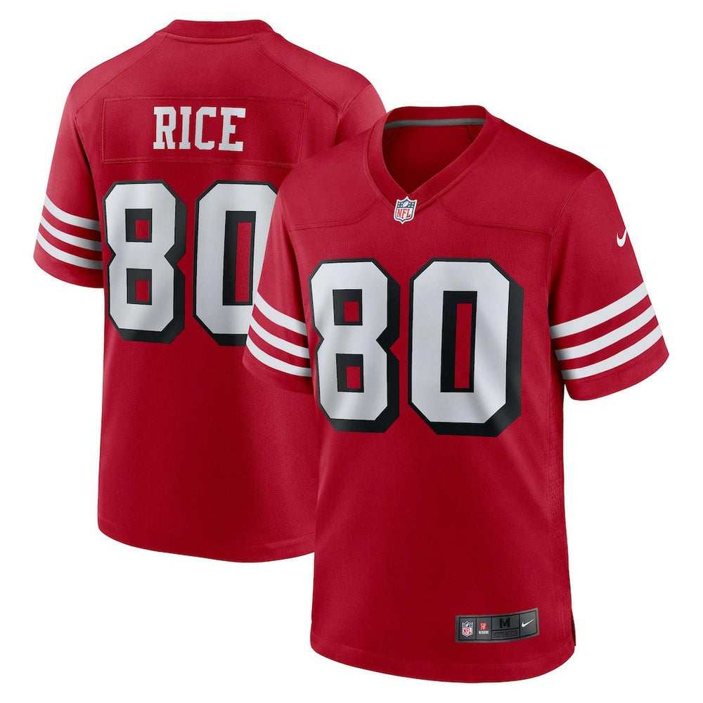 Jerry Rice San Francisco 49ers Retired Player Alternate Game Jersey - Scarlet