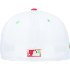 Boston Red Sox Fenway Park 100th Anniversary Strawberry Lolli 59FIFTY Fitted Hat White/Coral | New Era