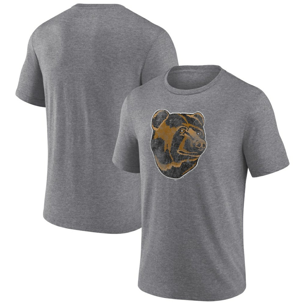 Boston Bruins Wraparound Tri-Blend T-Shirt Heather Gray