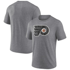 Philadelphia Flyers Wraparound Tri-Blend T-Shirt Heather Gray