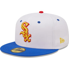 Chicago White Sox 2005 World Series Cherry Lolli 59FIFTY Fitted Hat White/Royal | New Era