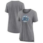 Winnipeg Jets Women's Slow Whistle Tri-Blend T-Shirt Gray