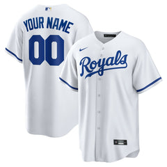 Kansas City Royals Replica Custom Jersey White | Nike
