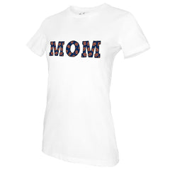 Detroit Tigers Tiny Turnip Women's Mom T-Shirt White