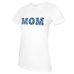 Los Angeles Dodgers Tiny Turnip Women's Mom T-Shirt White