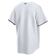 Miami Marlins Home Blank Replica Jersey - White