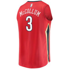 C.J. McCollum New Orleans Pelicans Youth Fast Break Replica Player Jersey Red - Statement Edition