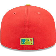 Chicago White Sox Lava Highlighter Combo 59FIFTY Fitted Hat Red/Neon Green | New Era