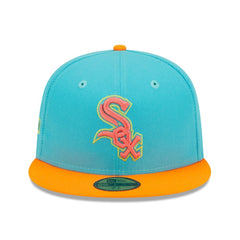 Chicago White Sox Vice Highlighter 59FIFTY Fitted Hat Blue/Orange | New Era