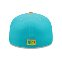 Los Angeles Dodgers Vice Highlighter 59FIFTY Fitted Hat Blue/Orange | New Era