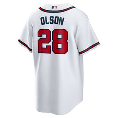 Matt Olson Atlanta Braves Home Replica Player Jersey - White