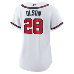 Matt Olson Atlanta Braves Women's Home Replica Player Jersey - White