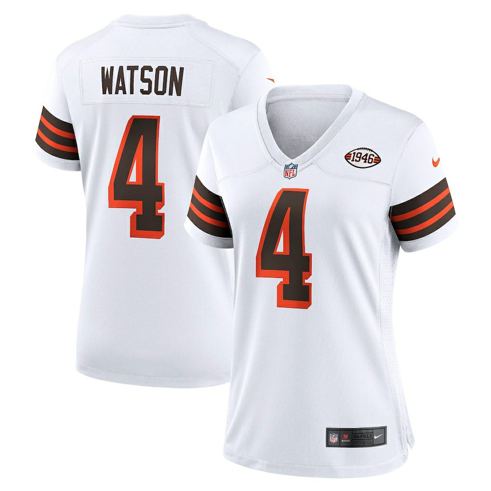 Deshaun Watson Cleveland Browns Women's Player Jersey - White