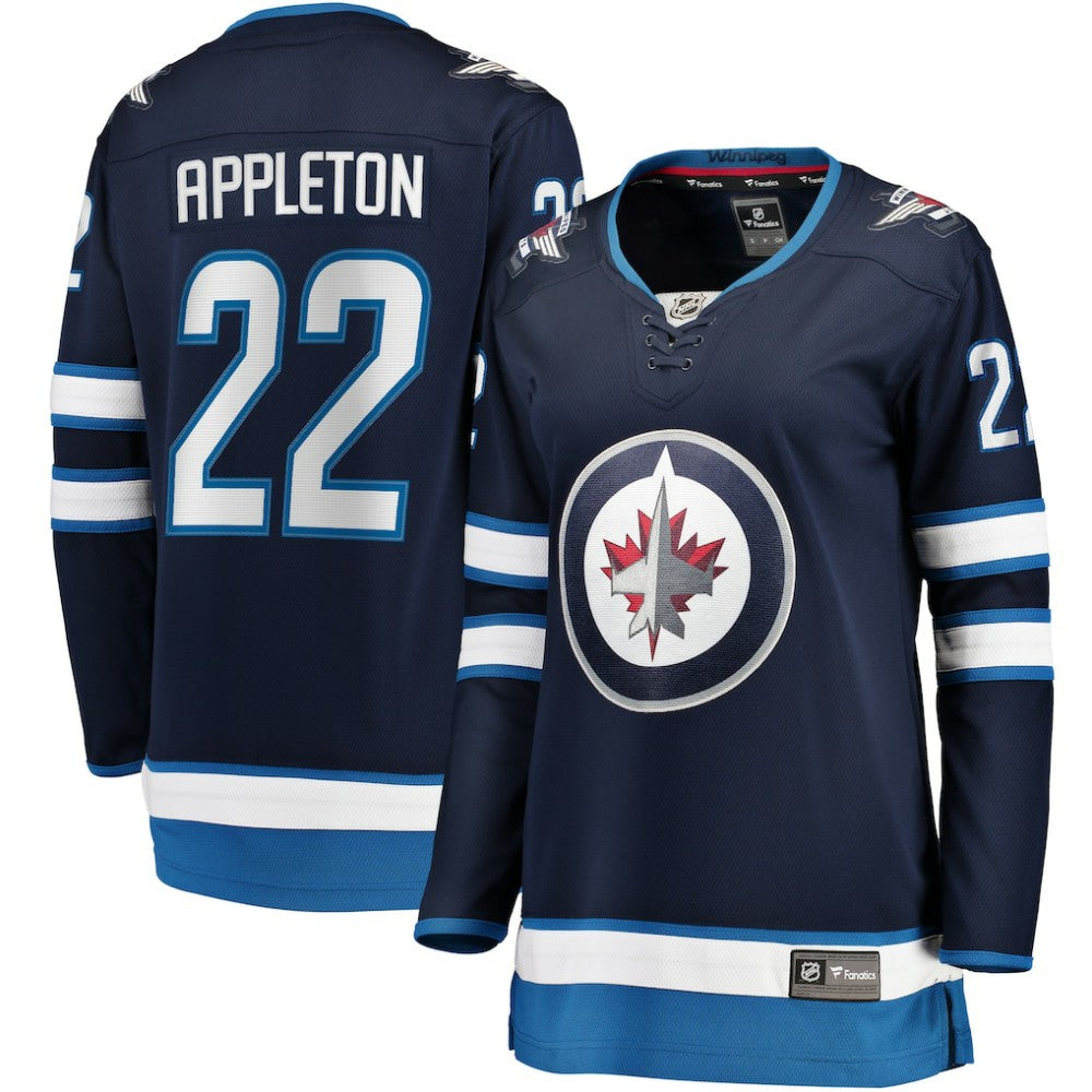 Mason Appleton Winnipeg Jets Fanatics Women's Home Breakaway Jersey Navy