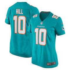 Tyreek Hill Miami Dolphins Women's Player Jersey - Aqua