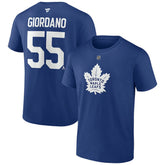 Mark Giordano Toronto Maple Leafs Fanatics Authentic Stack Name & Number T-Shirt Blue