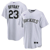 Kris Bryant Colorado Rockies Replica Player Jersey - White/Purple